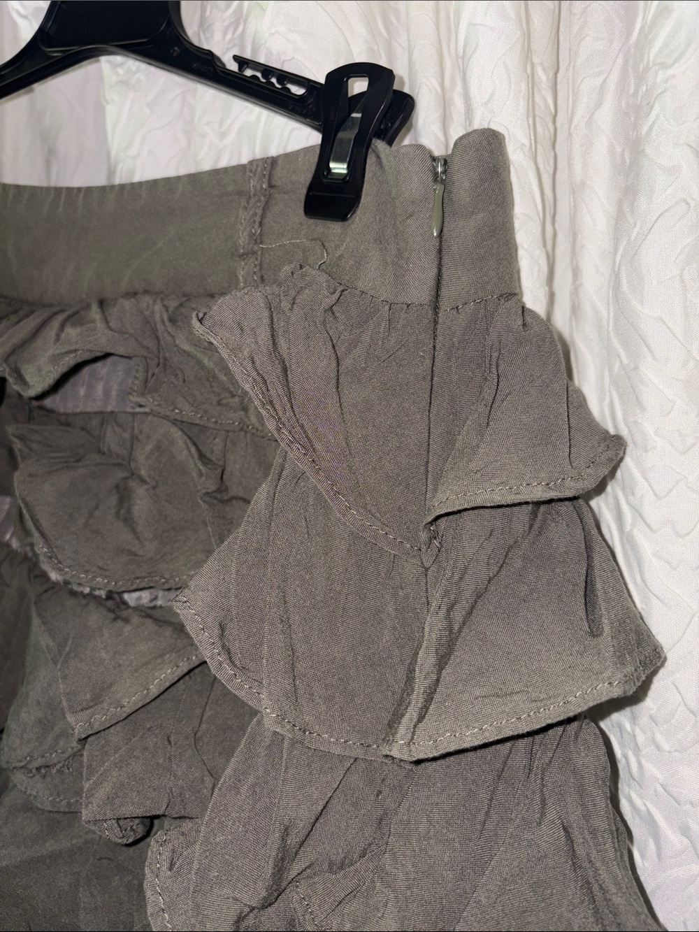 Atmosphere Olive Ruffle Skort - Picture 3 of 5